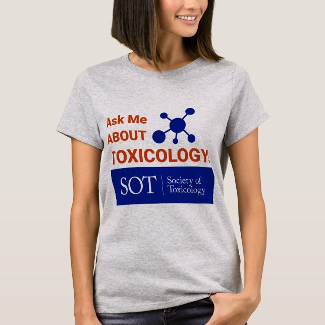 Camisa de Mulheres - Pergunte-me sobre Toxicologia (Frente)