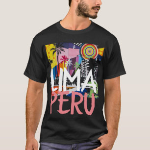 Camisa de mural de grafite legal de Lima Peru