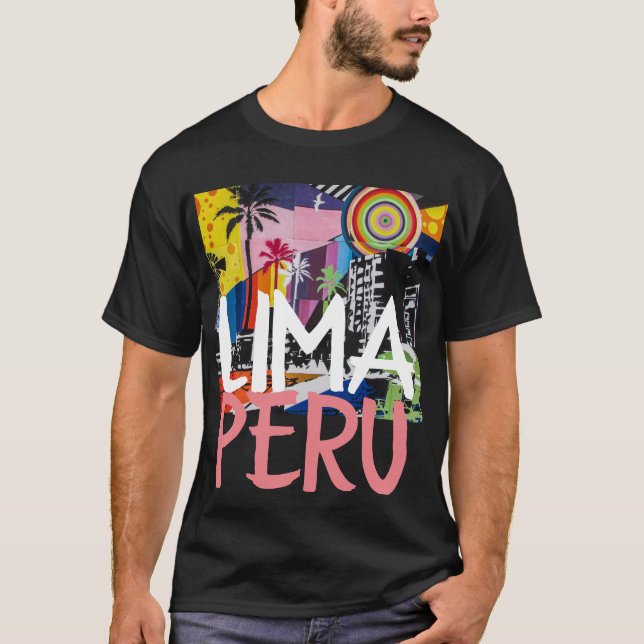 Camisa de mural de grafite legal de Lima Peru (Frente)