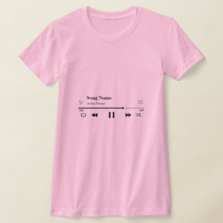 Camisa de Música Personalizada