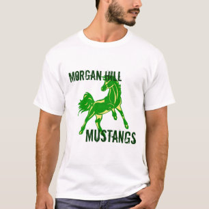 Camisa de Mustang Dourada Verde