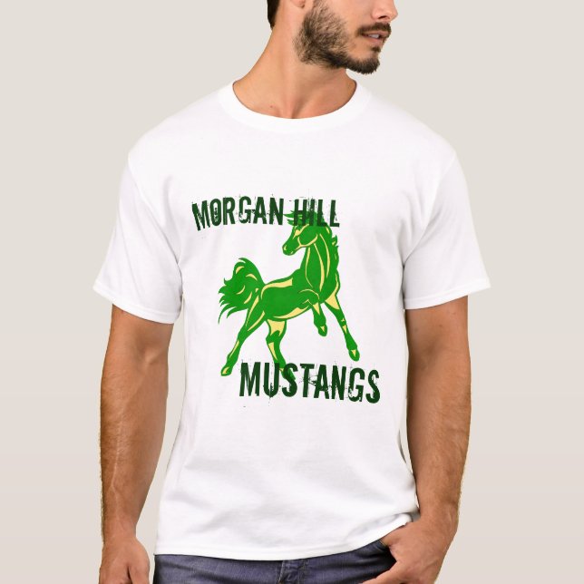 Camisa de Mustang Dourada Verde (Frente)
