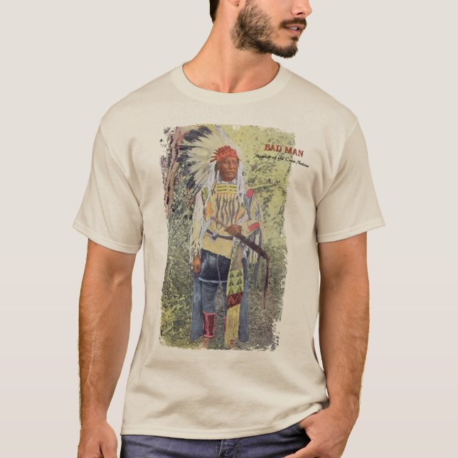Camisa de Nação de Corvo de Homem Mau (Frente)