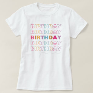 Camisa De Nascimento, Camisa De Festa de aniversár