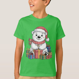 Camisa de Natal bonita para crianças