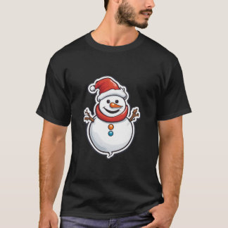 Camisa de Natal branca | Tee Festiva Foliday | Ce