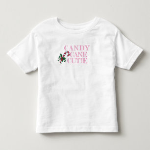 Camisa de Natal Candy Cane Cutie para crianças peq