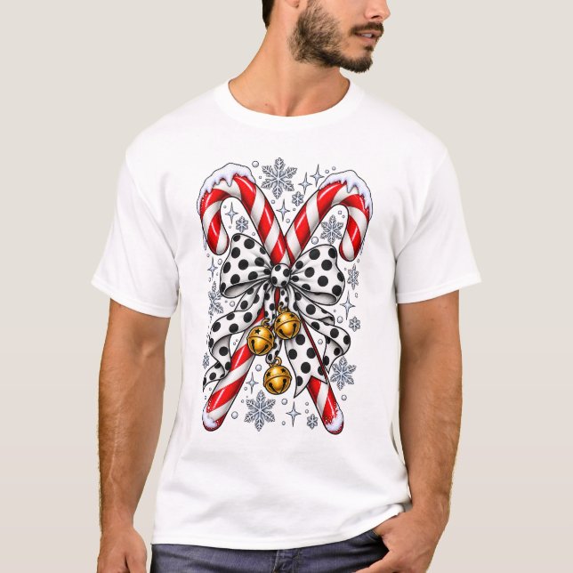 Camisa de Natal com Bastão de Doce, Bastão de Doce (Frente)