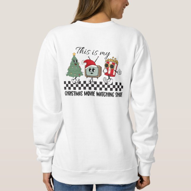 Camisa de Natal com Nome na Bolsa Frontal para Ass (Verso)