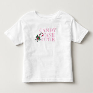 Camisa de Natal Cutie Candy Cane para crianças