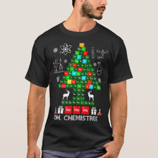 Camisa de Natal da ciência Quimistria Quimísta