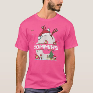 Camisa de Natal da Commons com nome da Commons par