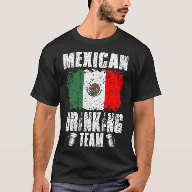 Camisa de Natal da Equipe de Bebendos Mexicana (Frente)
