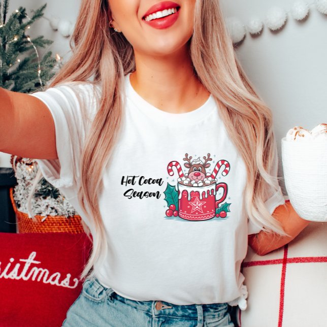 Camisa de Natal da estação de chocolate quente (Criador carregado)