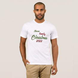 Camisa de Natal da Família 2022