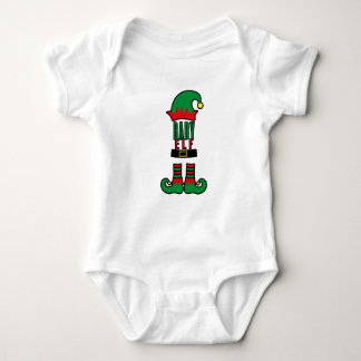 Camisa de Natal da Família Baby Elf Correspondente