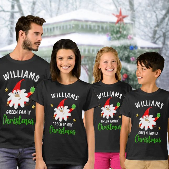 Camisa de Natal da Família Verde Personalizada (Criador carregado)