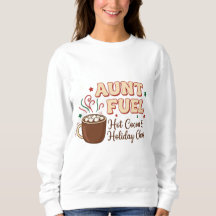 Camisa de Natal da Tia Fuel – Cacau Quente e Féria