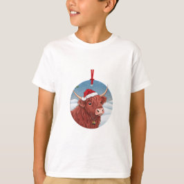 Camisa de Natal de Bezerro das Terras Altas Fofo |