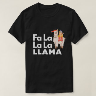 Camisa de Natal de FA LA LLAMA Cuja Gama é Fora