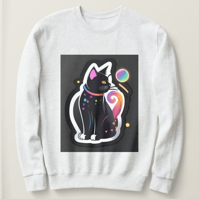 Camisa de Natal de Gato Bonito, Natal de Gato (Frente do Design)
