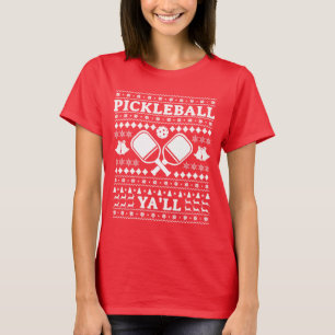 Camisa de Natal de Pickleball