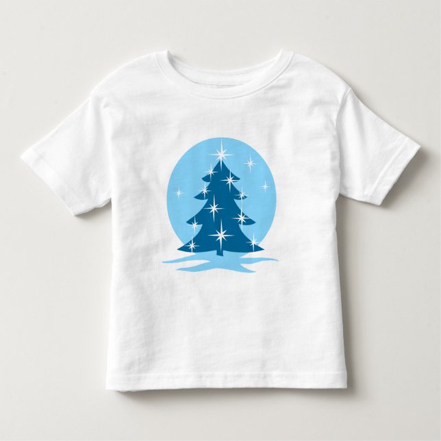 Camisa de Natal de Toddler Tee Clássica de Feriado (Frente)