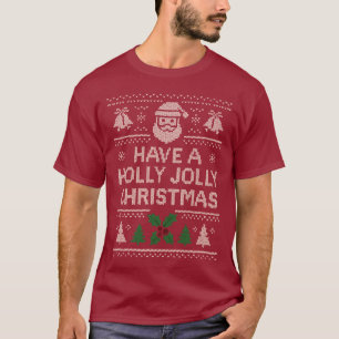 Camisa de Natal - Design Jingle Vermelho