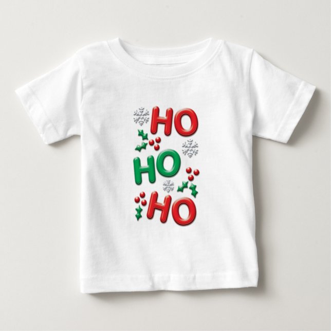 Camisa de Natal do bebê (Frente)
