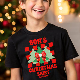 Camisa de Natal do Filho Personalizado
