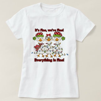 Camisa de Natal do Ganso Bobo