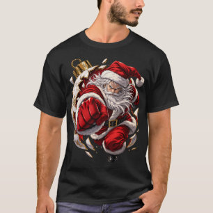 Camisa de Natal do Papai Noel, Camiseta Gráfica de