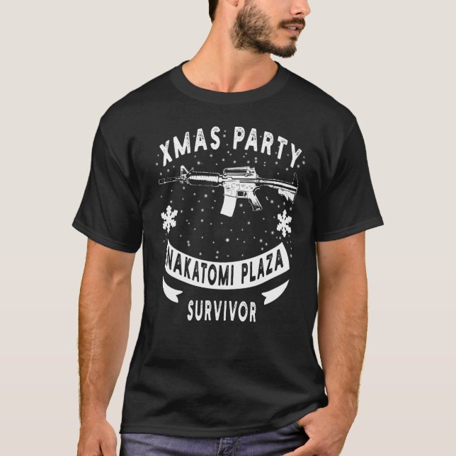 Camisa De Natal Do Partido Xmas Nakatomi Plaza Sur (Frente)