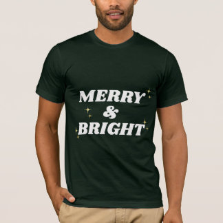 Camisa de Natal em Estilo Escandinavo Alegre e Bri