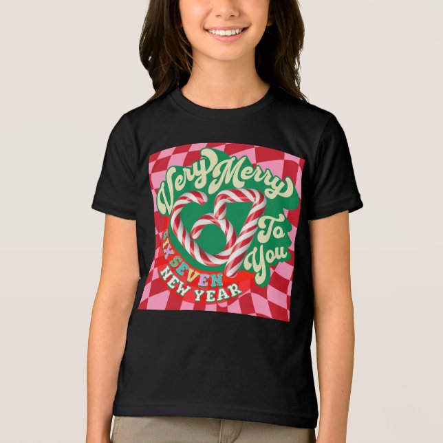 Camisa de Natal Engraçada 67 Seis Sete Piada  (Frente)