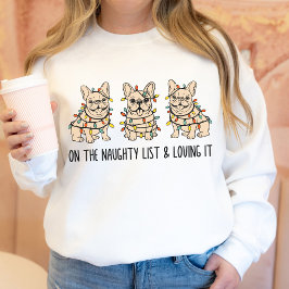 Camisa de Natal Engraçada com Bulldog Francês Dese