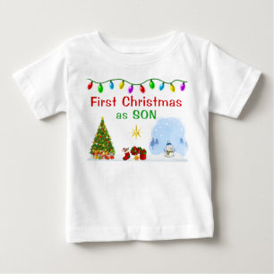 Camisa de Natal Especial Primeiro como Filho