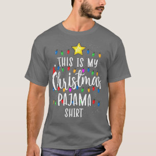 Camisa De Natal Esta É A Minha Camisa De Pijama De