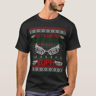 Camisa de Natal Feia Euph Divertido Presente Eufôn