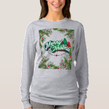 Camisa de natal feminina