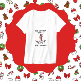 Camisa De Natal - Festa Como O Meu Aniversário