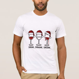 Camisa de Natal - Festa de Férias Engraçada"