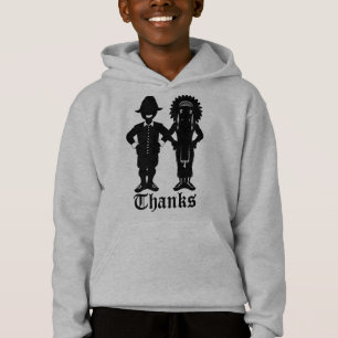 Camisa de Natal Festivo do Hoodie de Ação de Gra