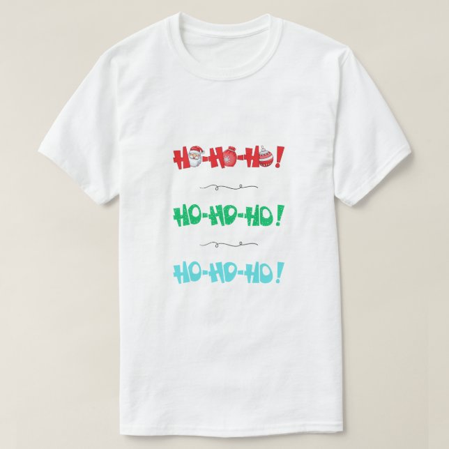 Camisa de Natal HoHo (Frente do Design)