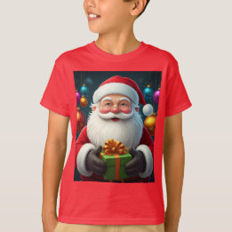 Camisa de Natal Jolly Santa Claus - Holi Festivo