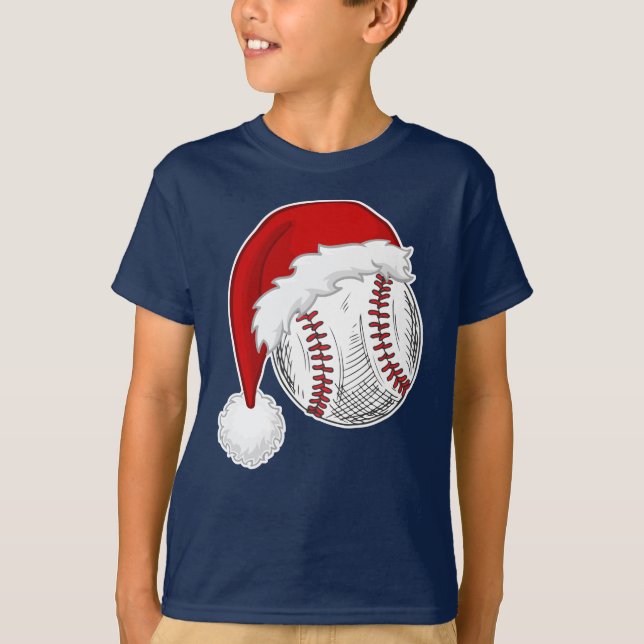 Camisa de Natal legal Fã de beisebol/Softball (Frente)