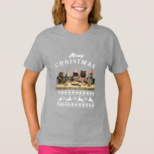 Camisa de Natal meowy