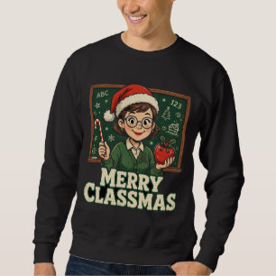 Camisa de Natal para Professores Feliz Classmas