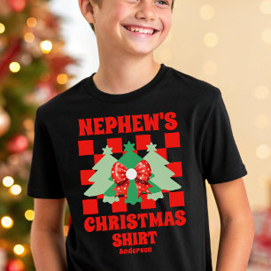 Camisa de Natal personalizada do sobrinho