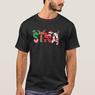 Camisa de Natal STNA Estado Testado Enfermeiro Aux